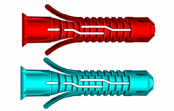 Дюбеля нейлоговые и полипропеленовые